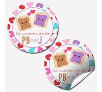 Amanda Creation Lot de 60 autocollants ronds de 3,8 cm pour les petites entreprises, parfaits pour les enveloppes, les cartes postales et plus encore
