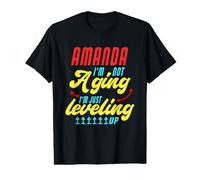 Amanda I'm Not Aging Funny Amanda Birthday Saying T-Shirt Graphique avec Valeur