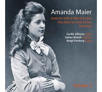 Amanda Maier - Sonata for Violin and Piano/Nine Pieces/Four Songs - Vol2