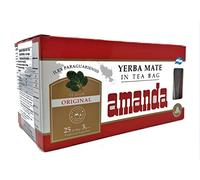 Amanda Sachets de Yerba Maté Traditionnel 3g x 25 sachets|Yerba Maté Argentine | Boisson revigorante et énergisante