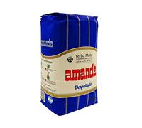 Amanda Yerba Mate Azul Sans Tiges , Bleu 1 Kg (Lot De 1)