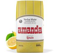Amanda Yerba Maté Citron: 0,5 kg+échantillon (40g)| Boisson énergisante et tonique, riche en vitamines et antioxydants!Accélère le métabolisme.