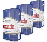Amanda Yerba Maté Despalada: 1,5 kg+échantillon (40g)| Boisson énergisante et tonique, riche en vitamines et antioxydants!Accélère le métabolisme.