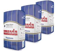 Amanda Yerba Maté Despalada: 3 kg+échantillon (40g)| Boisson énergisante et tonique, riche en vitamines et antioxydants!Accélère le métabolisme.