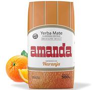 Amanda Yerba Maté Orange: 0,5 kg+échantillon (40g)| Boisson énergisante et tonique, riche en vitamines et antioxydants!Accélère le métabolisme.
