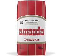 Amanda Yerba Maté Traditionnel: 0,5 kg+échantillon (40g)| Boisson énergisante et tonique, riche en vitamines et antioxydants!Accélère le métabolisme.