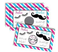 AmandaCreation Lot de 20 cartes à gratter double face de 5,1 x 7,6 cm