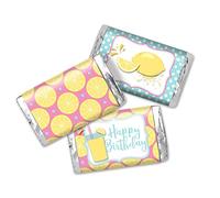 AmandaCreation, Lot de 45 mini étiquettes autocollantes au chocolat pour enfants de 3,6 x 6,6 cm
