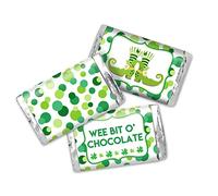 AmandaCreation Wee Bit O' Fun Lot de 45 mini étiquettes autocollantes pour fête de la Saint-Patrick pour enfants 3,6 x 6,6 cm
