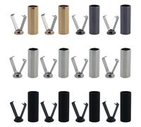 AMANDELIZABE Lot de 12 pièces de têtes de lacets en métal pour lacets, accessoires, design DIY