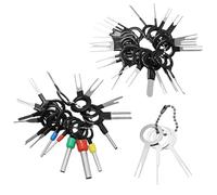 AMANDELIZABE Lot de 47 outils de déverrouillage pour prise de voiture - Outil de réparation - Extracteur de clé - Pour la plupart des bornes de raccordement