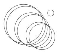 AMANDELIZABE Lot de 7 anneaux en métal pour bricolage - 5, 20, 25 et 30 cm - Anneaux décoratifs à suspendre pour la fabrication de couronne de mariage et de tentures murales