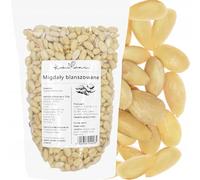 Amandes Blanchies Naturelles 500g - Sans Peau, Riche en Fibres et Protéines, Parfaites pour Collations, Pâtisserie, Cuisine | KUCHNIA ZDROWIA