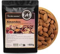 Amandes californiennes entières torréfiées à sec - LA PLANTIGO (500 g)