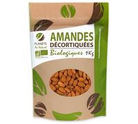 Amandes Entières Bio Décortiquées - 1 kg