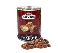 Amandes et cacahuètes grillées caramélisées Salysol - Boite de 50 gr