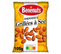 Amandes Grillees A Sec 105G|Bénénuts|(Lot De 4)|Best Deal