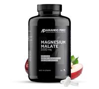 Amando Perez Magnésium Malate 3000mg - 180 comprimés vegans - 450 mg magnésium élémentaire par dose - pour métabolisme énergétique, fatigue & fonction musculaire - hautement dosé et testé en Allemagne