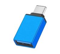 amangul Adaptateur USB convertisseur haute vitesse de transfert de données pour smartphones, tablettes, ordinateurs portables, appareils en alliage d'aluminium, adaptateur USB C