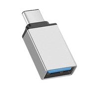 amangul Adaptateur USB convertisseur haute vitesse de transfert de données pour smartphones, tablettes, ordinateurs portables, appareils en alliage d'aluminium, adaptateur USB C