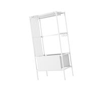 amangul Armoire de rangement fonctionnelle facile à construire pour divers espaces de vie