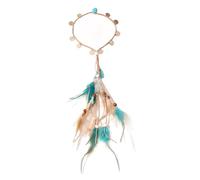 amangul Bandeau ethnique indien à plumes pour femme avec franges pour vacances costumées (2812lanbai)