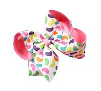 amangul Barrette à cheveux imprimée lapins sur le thème de Pâques pour enfants et adultes pour festivals et rassemblements (2)