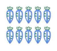 amangul Barrettes colorées et décontractées - Pince à cheveux carotte douce de Pâques - Pince à cheveux plate - Carotte de Pâques des années 2000 - Pince à cheveux pour bouquets (bleu)