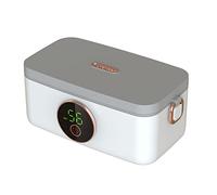 amangul Boîte à déjeuner chauffante électrique sans fil portable rechargeable par USB Box Repas Panier Repas 1000 ml 16 000 mAh