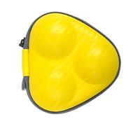 amangul Boîte De Tennis Table Étanche Conteneur Exquis 3 Étuis Rigides Rangement pour Ping-Pong Accessoires