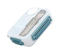 amangul Boîte portable étanche avec compartiment pour le déjeuner, boîte de rangement pour aliments, préparations de repas, conteneurs à déjeuner, conteneurs faciles à nettoyer