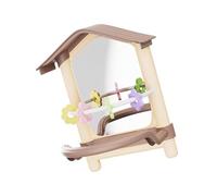 amangul Cage à oiseaux en verre à mâcher - Jouet odontologique respectueux de l'environnement - Décoration suspendue - Facile à installer