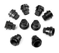 amangul Capuchons D'écrou De Roue en Plastique De Remplacement 15661036 24mm Antirouille Couvercles De Moyeu Automobile Conception Robuste 10 Pièces/20 Pièces Installation Facile Capuchons D'écrou De