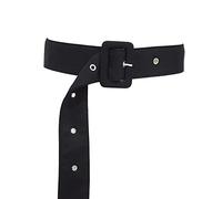 amangul Ceinture de manteau, ceinture de trench-coat pour femme, ceinture de rechange pour trench-coat pour homme, ceinture en toile, Boucle ardillon noire., Product Length 119Cm