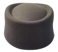 amangul Chapeau boîte à chapeau, chapeau haut-de-forme, bibi, base de chapellerie pour femme, vêtements décontractés, Fedoras occidentaux, vêtements pour hôtesses, gris, XL-4XL