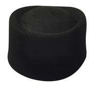 amangul Chapeau boîte à chapeau, chapeau haut-de-forme, bibi, base de chapellerie pour femme, vêtements décontractés, Fedoras occidentaux, vêtements pour hôtesses, Noir , XL-4XL