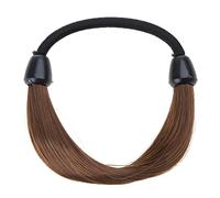 amangul Chouchous élastiques à cheveux en corde à cheveux pour queue de cheval (marron clair)