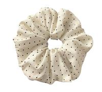amangul Chouchous élastiques à pois français en tissu doux et respirant pour queue de cheval Accessoire de cheveux tendance pour femme (comme indiqué)