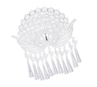 amangul Coiffe de reine à glands pour concours de beauté, bal de fin d'année, mariage, mariage