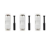 amangul Connecteur de Tube de raccord pneumatique en PTFE pour imprimante 3D, 1.75mm, extrudeuse de Filament Rapide pour Laboratoire X1C X1E P1P P1S, Tube d ' Alimentation en PTFE, 3 pièces