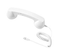 amangul Cordon rétro pour téléphones de type C, bouton d'appel physique, prise en main ergonomique, connecteurs directs, connectivités pour une conversation claire de type C combiné de téléphone