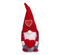 amangul Décoration de Saint-Valentin en peluche en forme de cœur avec inscription « Mr Mrs » faite à la main - Décoration de table pour la maison