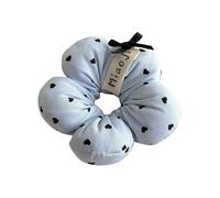 amangul Élastiques à cheveux doux et pratiques pour queue de cheval pour filles et femmes (bleu)