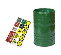 amangul Kits Modifiés De Voiture Télécommandée Simulation De Bidon D'huile Décoration pour Chenilles 1/8 1/10 Barils Réalistes Accessoire De Voiture Boîte en Métal