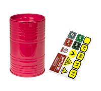 amangul Kits Modifiés De Voiture Télécommandée Simulation De Bidon D'huile Décoration pour Chenilles 1/8 1/10 Barils Réalistes Accessoire De Voiture Boîte en Métal