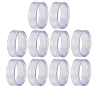 amangul Lot de 10 supports ronds transparents en acrylique pour baseball