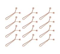 amangul Lot de 12 épingles à hijab pour écharpe et foulard pour femme, 35*17MM, Métal