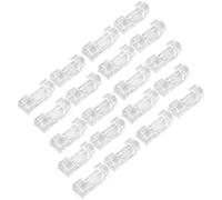 amangul Lot de 20 pinces adhésives pour câble de données - Support mural pour la maison, le bureau - Sans clous