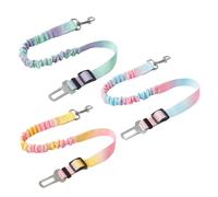 amangul Lot de 3 laisses de voiture sécurisées en nylon pour chien - Ceinture de sécurité pour animal domestique - Pour la conduite des animaux domestiques