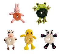 amangul Lot de 5 chouchous à cheveux en peluche pour filles et adolescentes - Élastiques doux et décoratifs